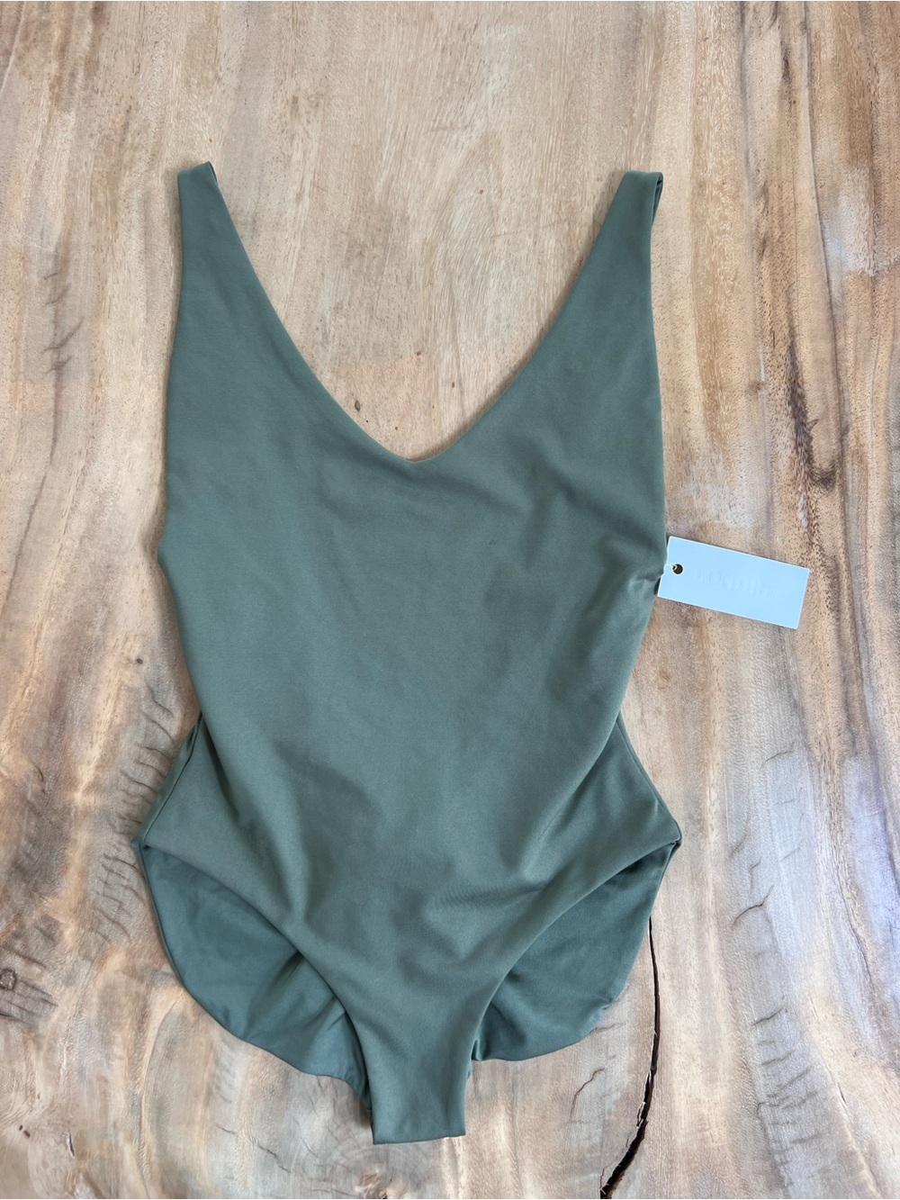 NWT Londre Sage Green minimalist one piece